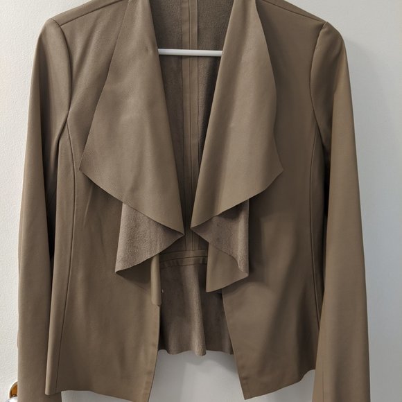 Zara Basic Faux Leather Jacket - Picture 2 of 4